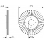 Bosch Δισκόπλακα - 0 986 479 637