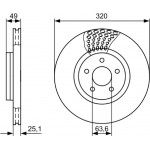 Bosch Δισκόπλακα - 0 986 479 660