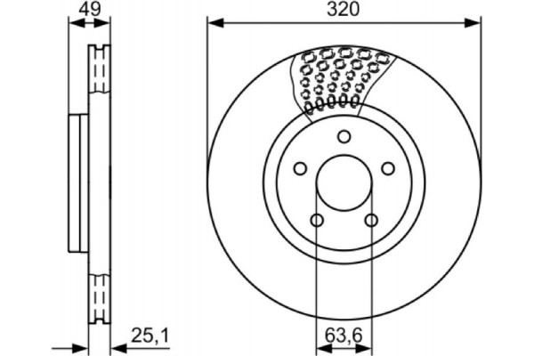 Bosch Δισκόπλακα - 0 986 479 660