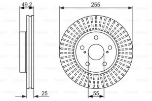 Bosch Δισκόπλακα - 0 986 479 663