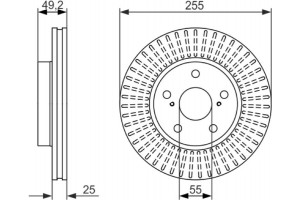 Bosch Δισκόπλακα - 0 986 479 663