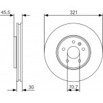 Bosch Δισκόπλακα - 0 986 479 667
