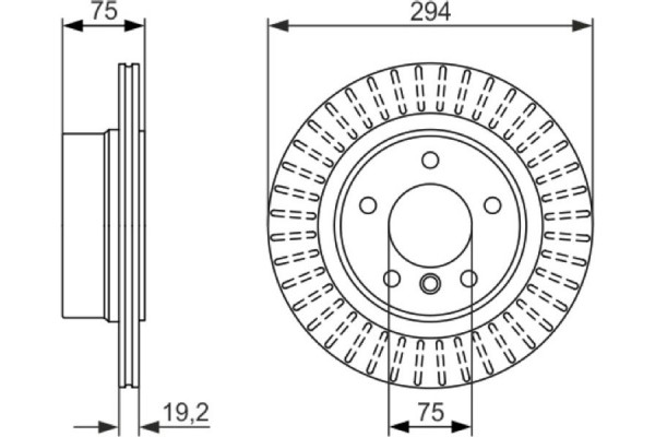 Bosch Δισκόπλακα - 0 986 479 670