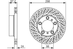 Bosch Δισκόπλακα - 0 986 479 674