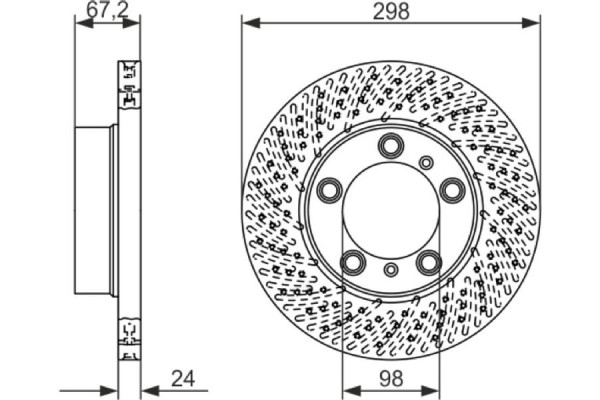 Bosch Δισκόπλακα - 0 986 479 674