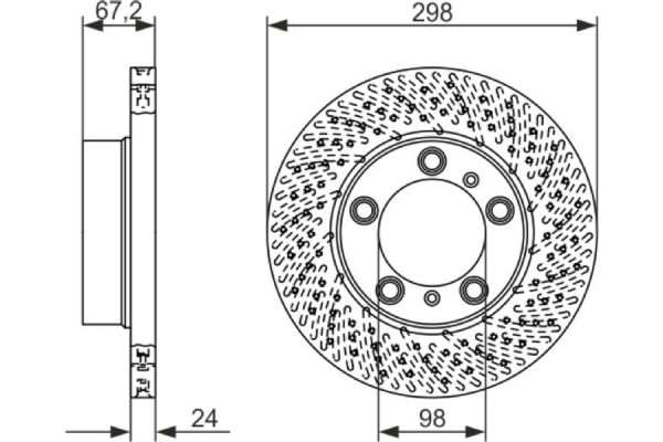 Bosch Δισκόπλακα - 0 986 479 675