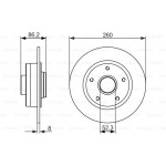 Bosch Δισκόπλακα - 0 986 479 684