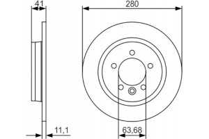 Bosch Δισκόπλακα - 0 986 479 691