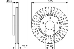 Bosch Δισκόπλακα - 0 986 479 698