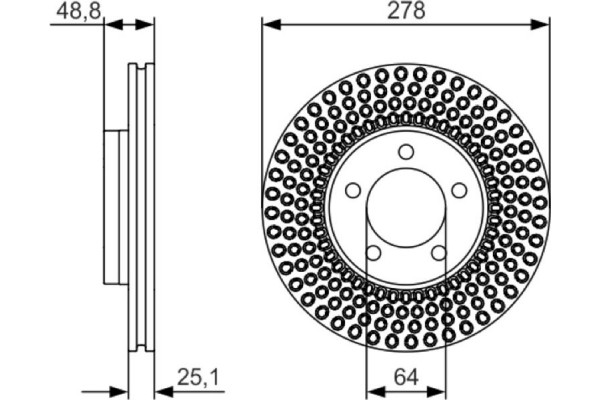 Bosch Δισκόπλακα - 0 986 479 699