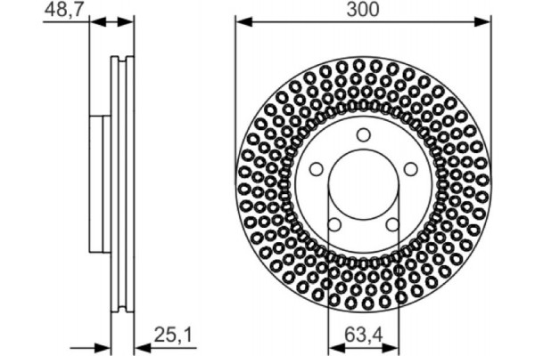 Bosch Δισκόπλακα - 0 986 479 701