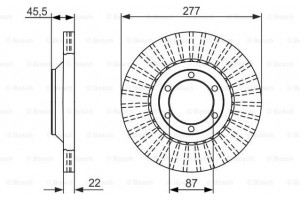 Bosch Δισκόπλακα - 0 986 479 702