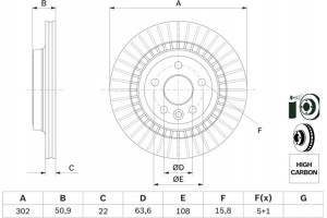 Bosch Δισκόπλακα - 0 986 479 713