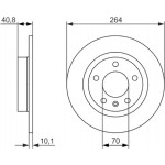 Bosch Δισκόπλακα - 0 986 479 715