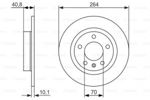 Bosch Δισκόπλακα - 0 986 479 715