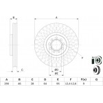 Bosch Δισκόπλακα - 0 986 479 718