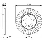 Bosch Δισκόπλακα - 0 986 479 725