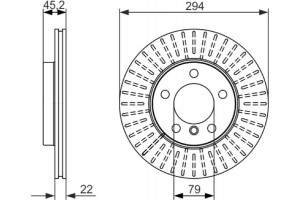 Bosch Δισκόπλακα - 0 986 479 725
