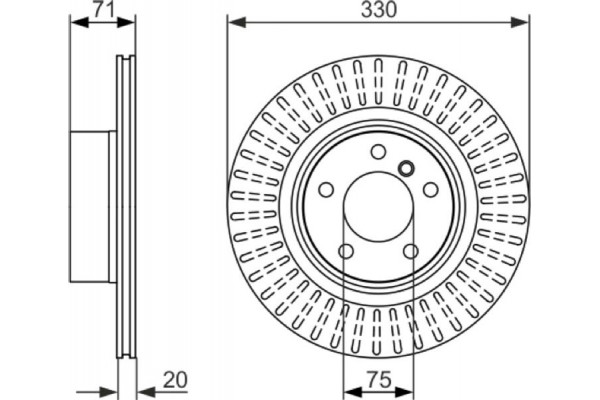 Bosch Δισκόπλακα - 0 986 479 727