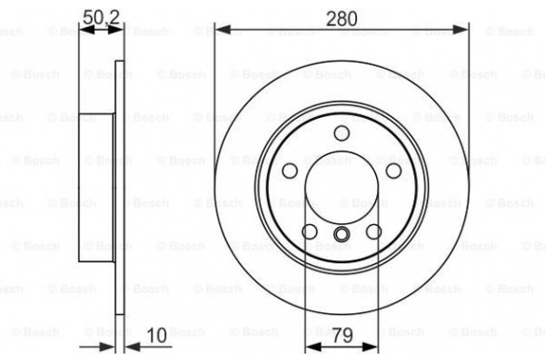 Bosch Δισκόπλακα - 0 986 479 728