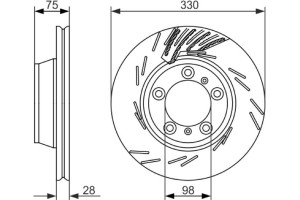 Bosch Δισκόπλακα - 0 986 479 732