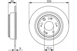 Bosch Δισκόπλακα - 0 986 479 740