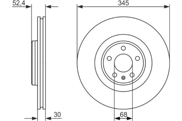 Bosch Δισκόπλακα - 0 986 479 747