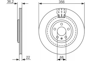 Bosch Δισκόπλακα - 0 986 479 749