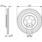 Bosch Δισκόπλακα - 0 986 479 750 Bosch Δισκόπλακα - 0 986 479 750