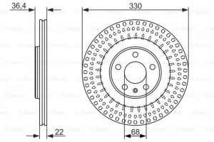 Bosch Δισκόπλακα - 0 986 479 750