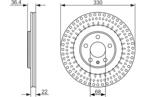 Bosch Δισκόπλακα - 0 986 479 750