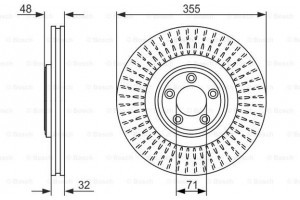 Bosch Δισκόπλακα - 0 986 479 754