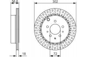 Bosch Δισκόπλακα - 0 986 479 757