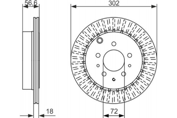 Bosch Δισκόπλακα - 0 986 479 757