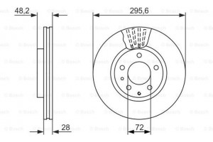 Bosch Δισκόπλακα - 0 986 479 758