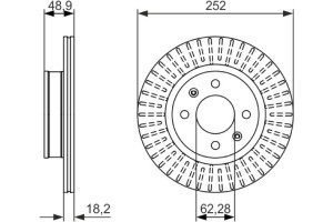 Bosch Δισκόπλακα - 0 986 479 770