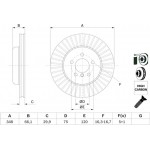 Bosch Δισκόπλακα - 0 986 479 772