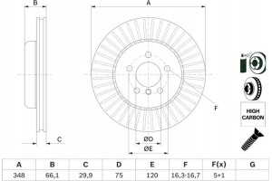Bosch Δισκόπλακα - 0 986 479 772