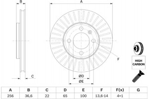 Bosch Δισκόπλακα - 0 986 479 776