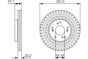 Bosch Δισκόπλακα - 0 986 479 781