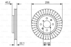Bosch Δισκόπλακα - 0 986 479 788