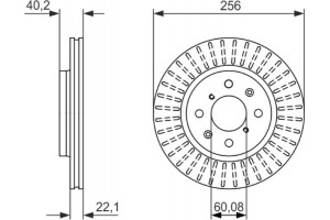 Bosch Δισκόπλακα - 0 986 479 788