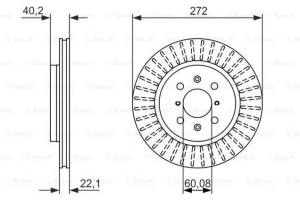 Bosch Δισκόπλακα - 0 986 479 789