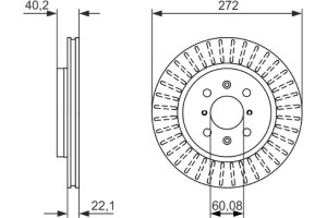 Bosch Δισκόπλακα - 0 986 479 789