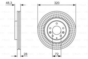 Bosch Δισκόπλακα - 0 986 479 795