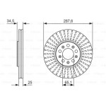 Bosch Δισκόπλακα - 0 986 479 914
