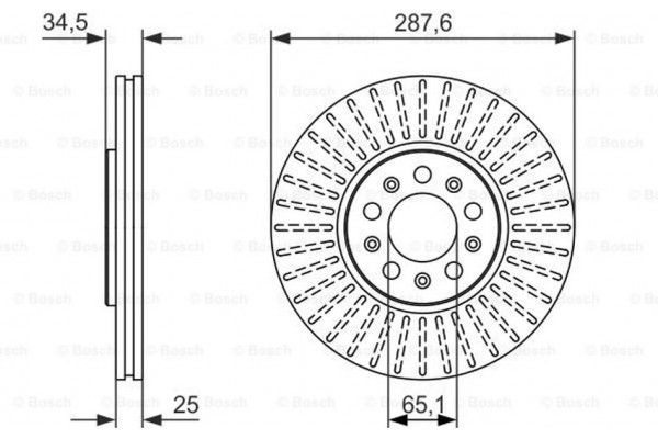 Bosch Δισκόπλακα - 0 986 479 914