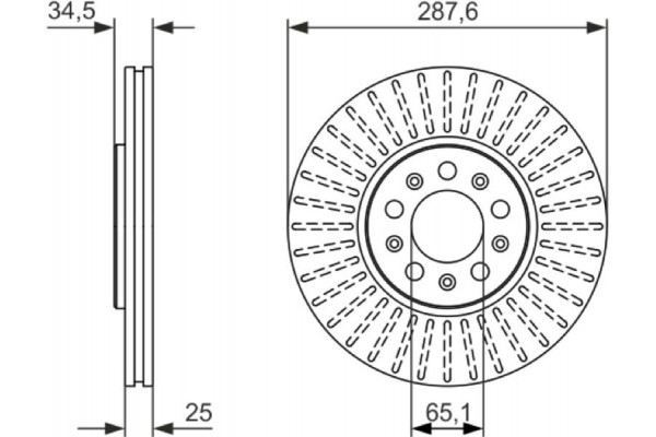 Bosch Δισκόπλακα - 0 986 479 914