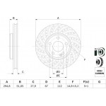 Bosch Δισκόπλακα - 0 986 479 A02