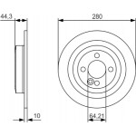 Bosch Δισκόπλακα - 0 986 479 A08